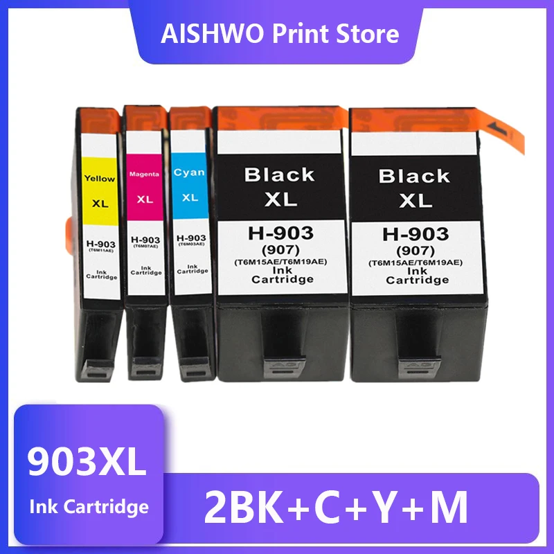 ASW 5PK 903XL do wkładu atramentowego HP 903XL 903xl hp 903xl kompatybilny z drukarką HP Officejet Pro 6950 6960 6970 6975