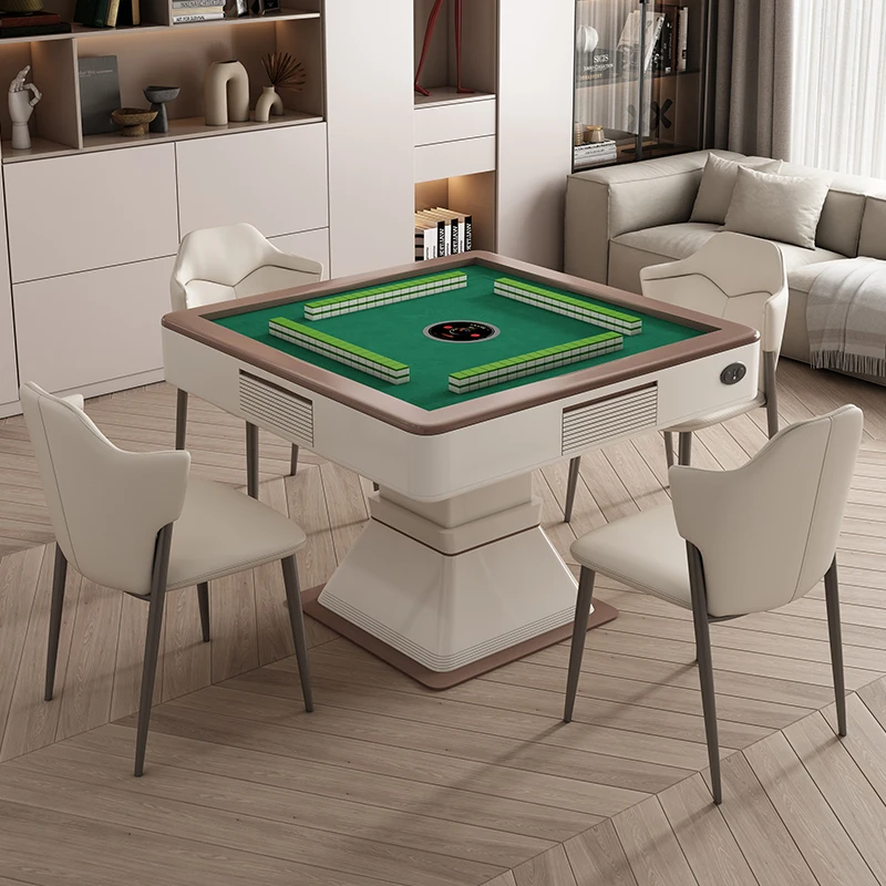 Home living room home lifting multifunctional coffee table mahjong machine integrated table and chair.