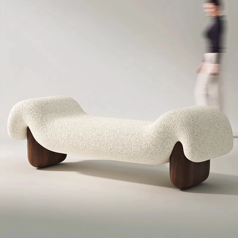Makeup Organizer Shoe Stool Ottomans Bedroom Italian Minimalist Shoe Stool Cupboard Designer Taburete Entrance Furniture