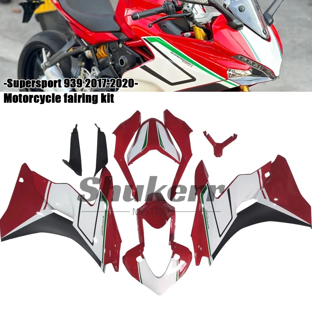 

New Abs Motorcycle Plastics Fairing Kit Injection Mold Bodywork Panel Kit Fit for Ducati Supersport 939 939S 2017 2018 2019 2020