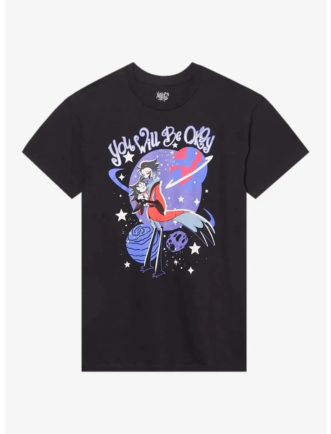 Helluva Boss Stolas Demon Grafikdruck T-Shirt Herren Damen Y2k Kurzarm Klassisch High-End Heißes Produkt Übergroßes Paar-T-Shirt