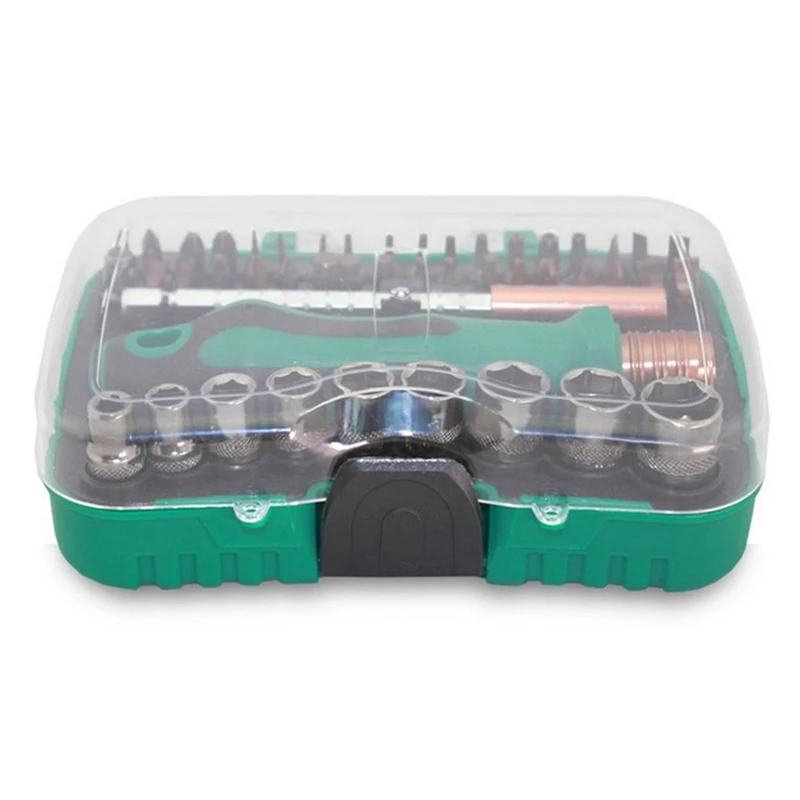 

47-In-1 Combination Set Screwdriver Set Socket Screwdriver Head Disassembly Machine Household Tool Kit