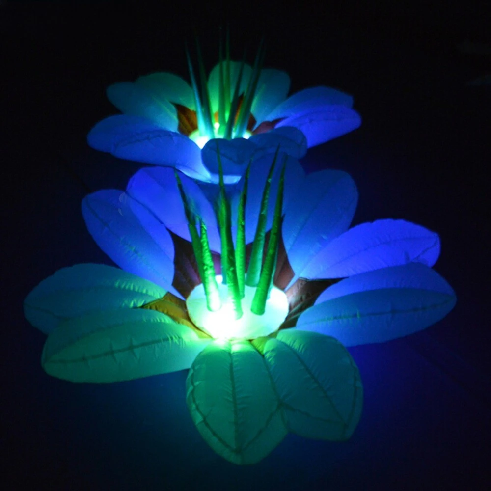 

Inflatable Flower 1.5/2m Diameter Led 16-color Changing Lights With Blower For Party Weddings Stages Decorations