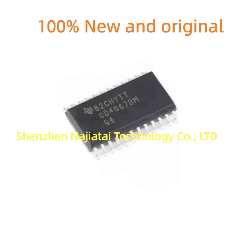 10PCS/LOT 100% Nowy Oryginalny CD4067BM96 CD4067BM SO-24 IC Chip