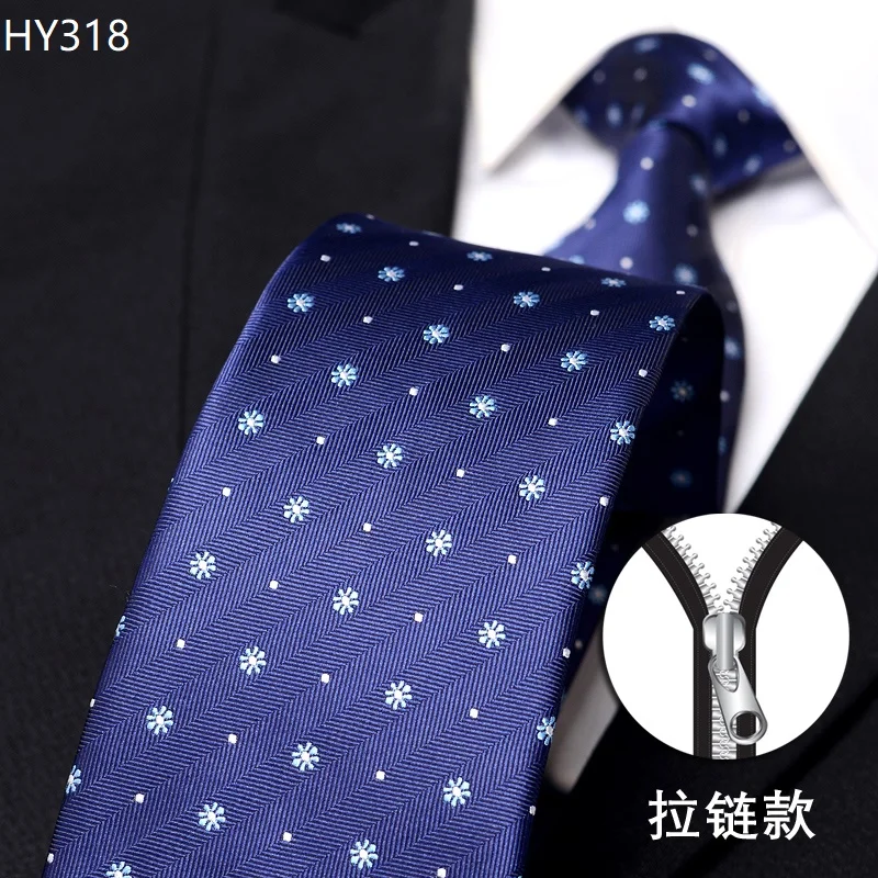 

Высококачественный тибетский синий галстук со снежинками, мужской галстук на молнии, деловая банкетная рубашка, аксессуары, ширина 8 см, галстук на молнии