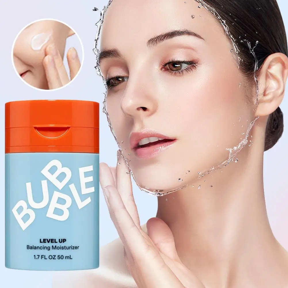 Bubble Moisturizing Face Cream Face Toner Repairing Nourishing Dry Skin Vitamin E + Aloe Vera Gel Skincare Product 15/50/55ml image 4