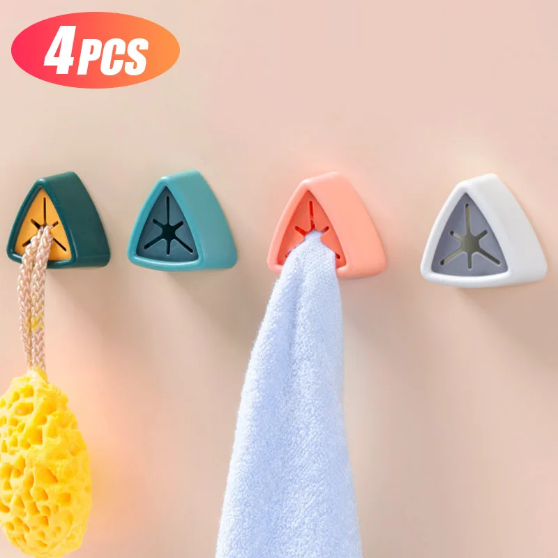 Selbst-Adhesive Wand Handtuch Haken Küche Lappen Lagerung Stecker Bad Handtücher Halter Geschirrtuch Clip Küche Organizer Zubehör