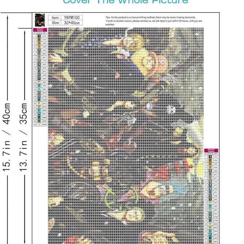 1PC 5D Full Drill Diamond Painting Kit, Set Kerajinan DIY Seni Karakter Anime One Piece, Bajak Laut Topi Jerami Luffy Zoro Sanji Robin C