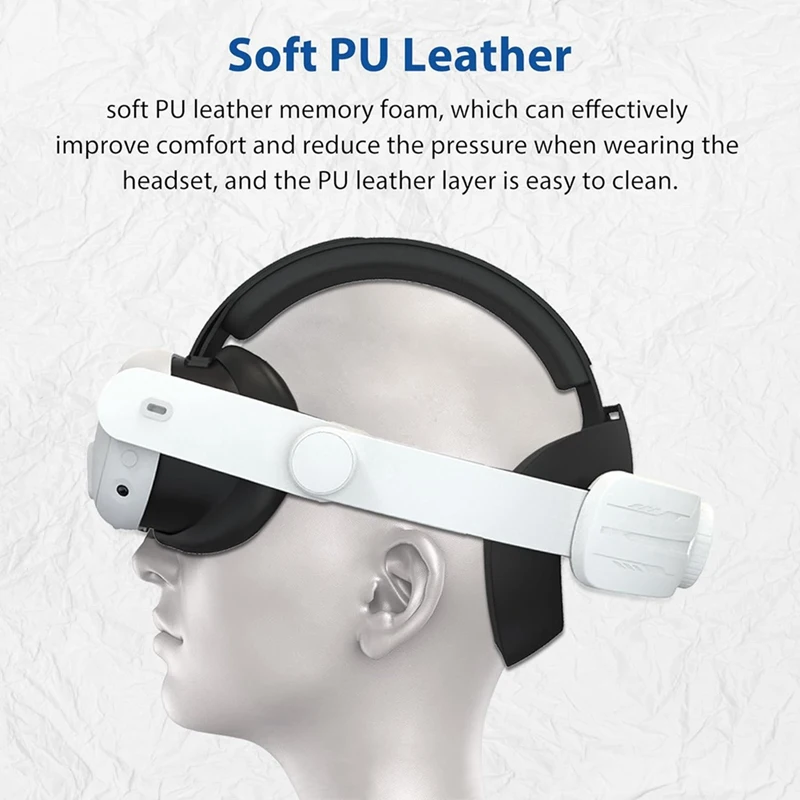 Head Strap Accessories Compatible For Quest 3 DOBEWINGDELOU Replacement Parts Elite Strap For Enhanced Comfort Adjustable