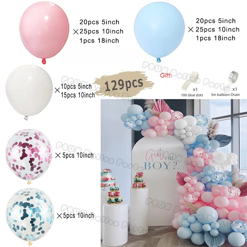 156 stks Roze Verjaardag Ballonnen Guirlande Kit Lets Go Girl Baby Shower Ballon Boog Doop Vrijgezellenfeest Bruiloft Bruid decoratie Benodigdheden - België