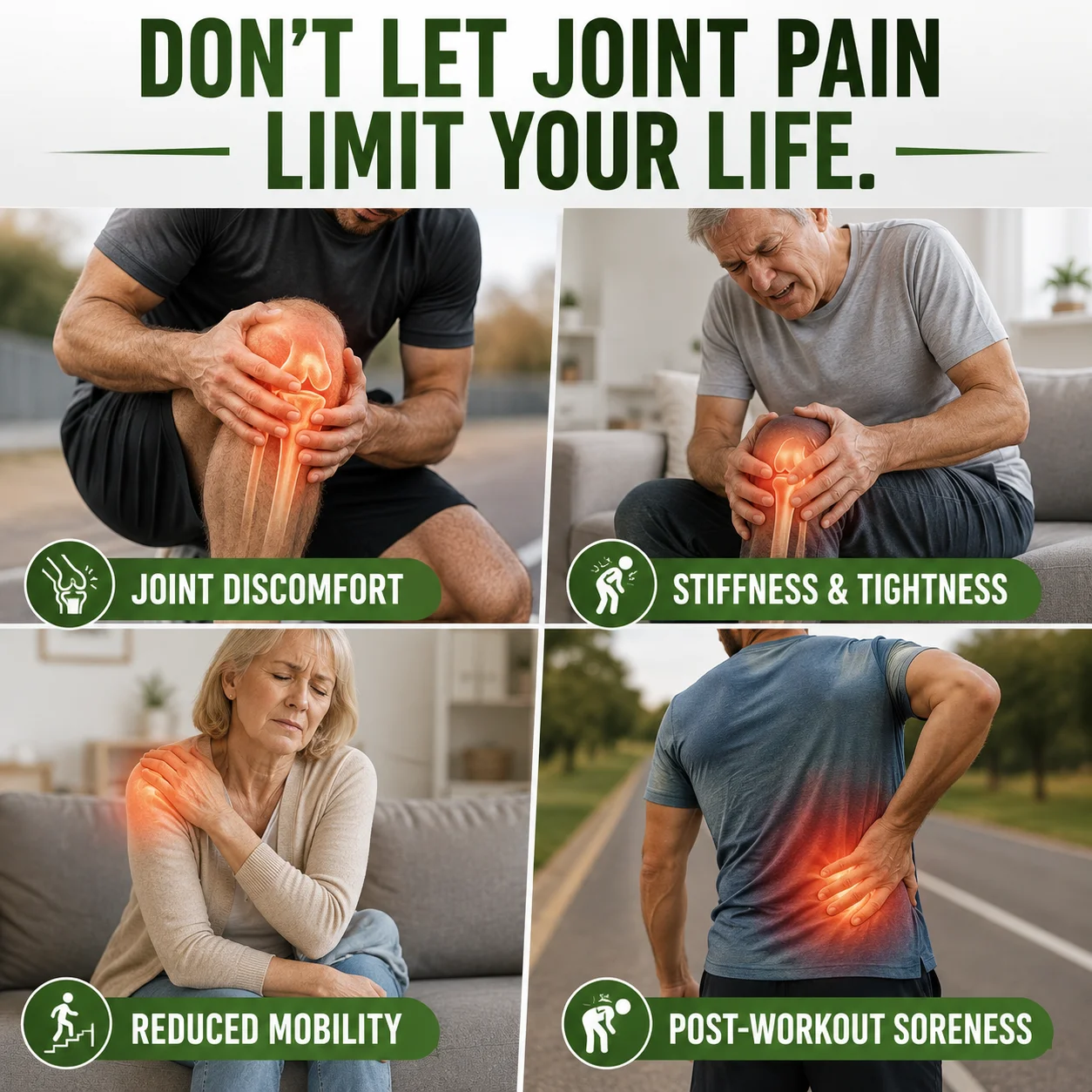 Glucosamine Chondroitin Complex Capsules, Maintain Joint Flexibility, Promote Physical Comfort, with MSM, Turmeric Extract