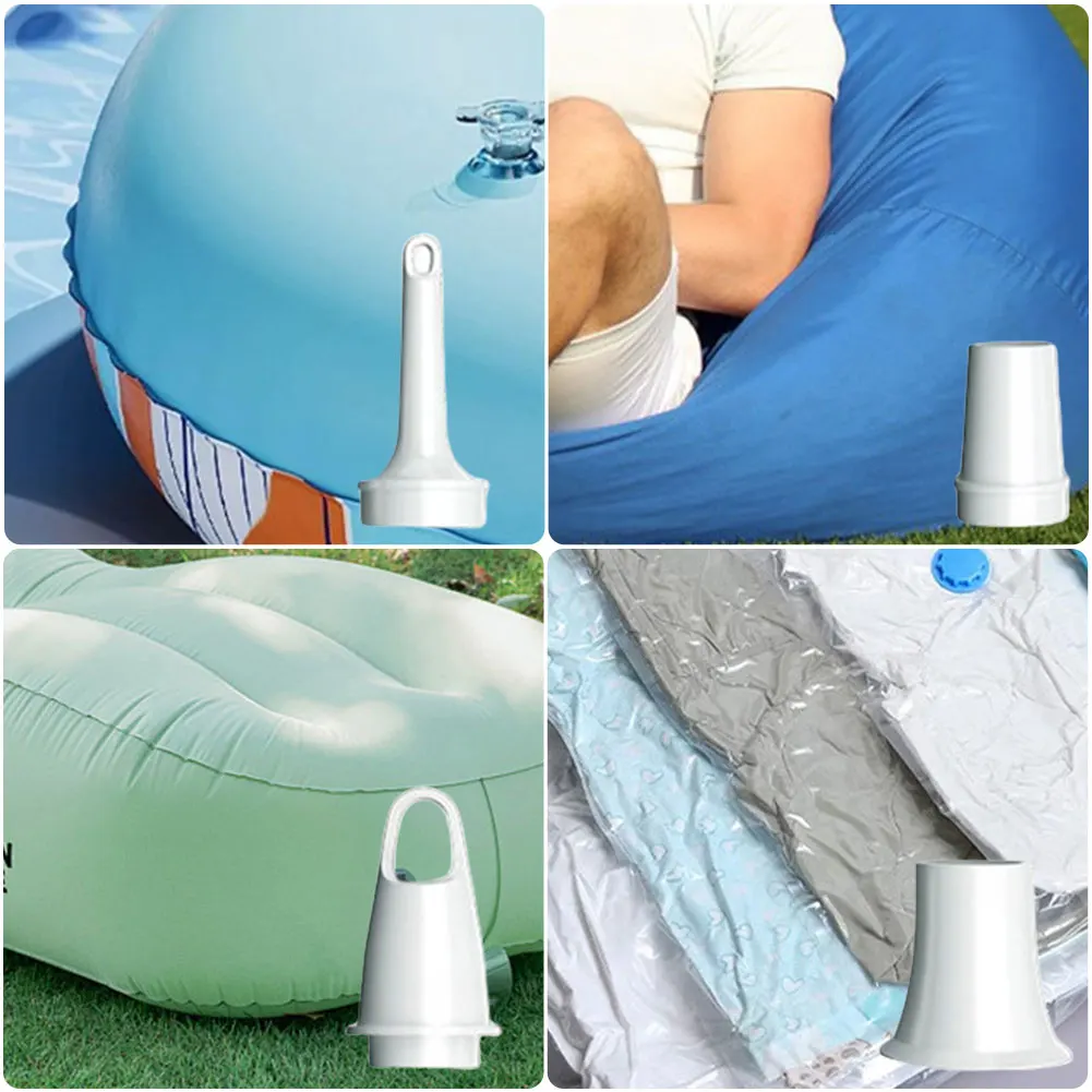 มินิแบบพกพาปั๊มลม 4kPa ปั๊มลมไฟฟ้าแบบชาร์จไฟไร้สายเครื่องอัดอากาศแคมป์ปิ้งไลท์ดีเฟลเตอร์โบลเวอร์เครื่องมือกลางแจ้ง