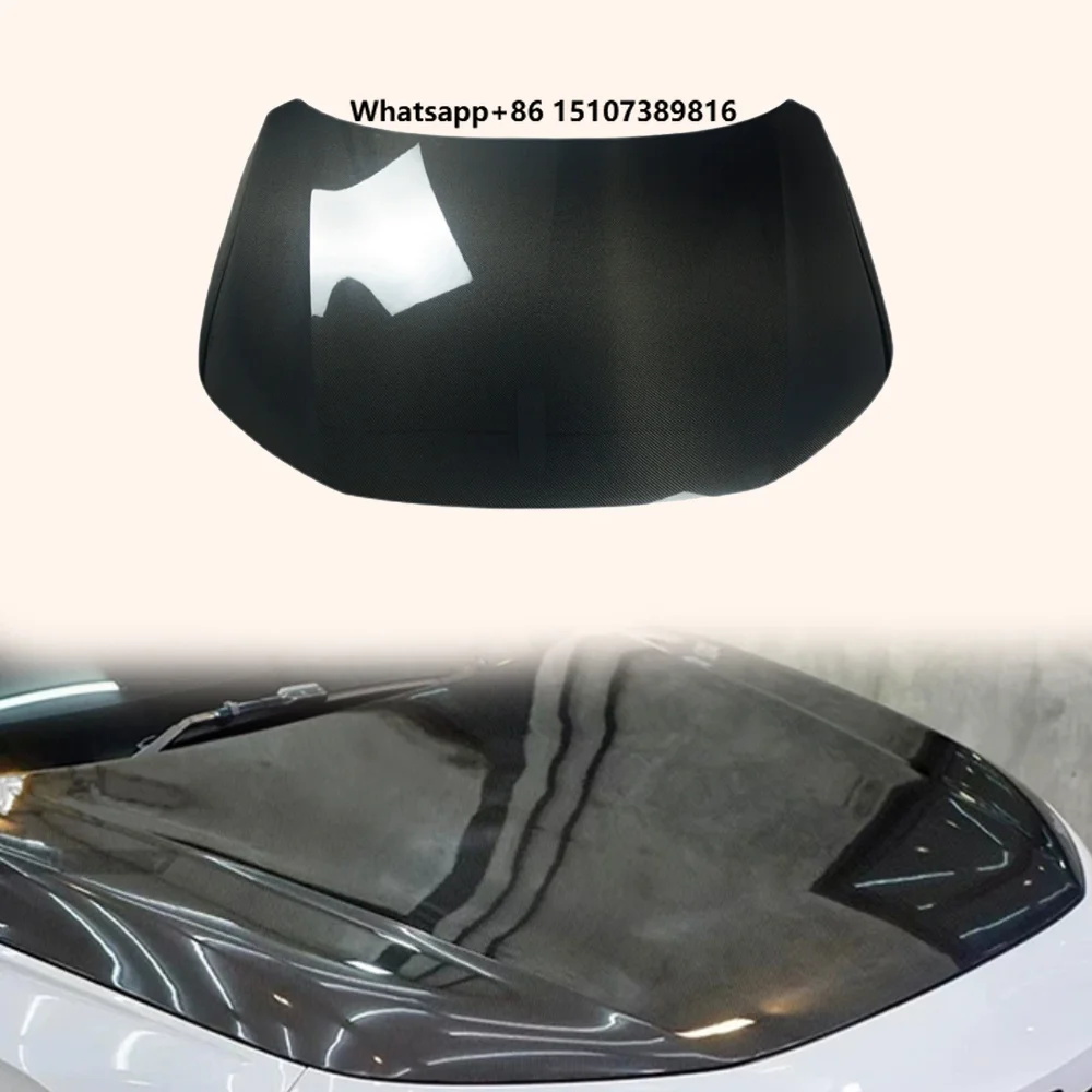 For Civic FE1 FL1 Sedan Hatchback OEM Carbon Fiber Hood Bonnet
