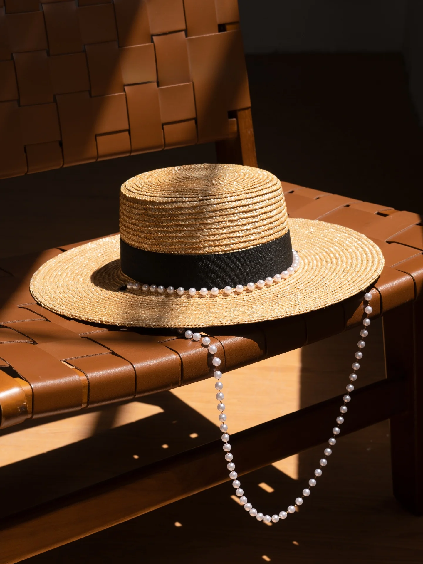 sombrero-de-paja-natural-madhatter-con-parte-superior-plana-cadena-de-perlas-de-lujo-sombrero-de-paja-para-vacaciones-proteccion-solar-de-verano-elegante-unisex