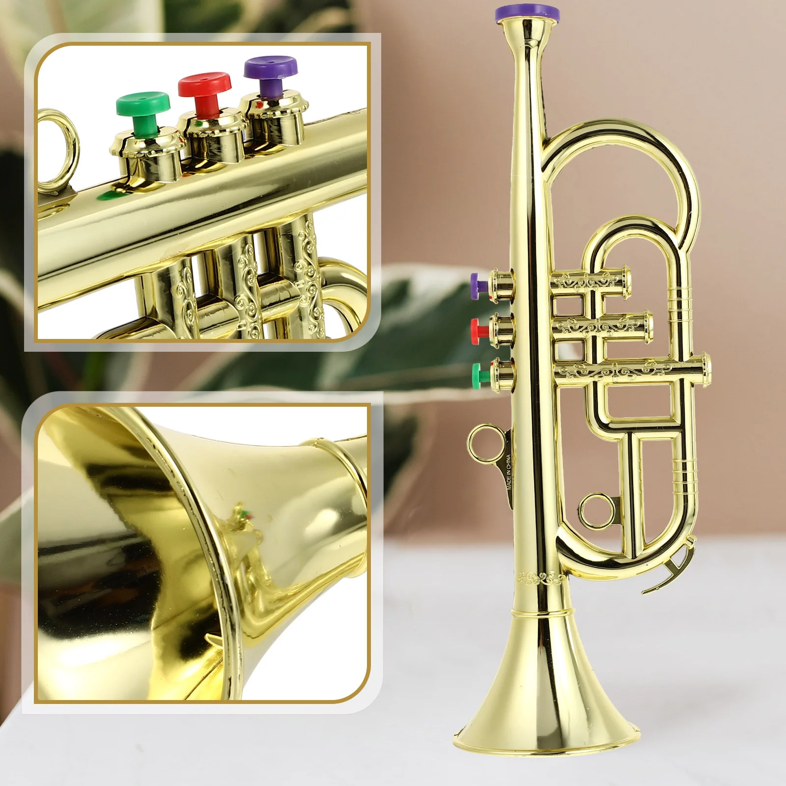 Saxophone Model Children's Toy Trumpet Kids' Toys Practical Simulation Music for