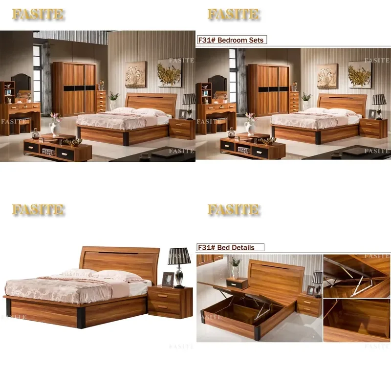 For Bedroom Modern Closet Mirror Table Furniture Set Space Saving Storage Vanity Desk with Mirror Compact Design for Small
