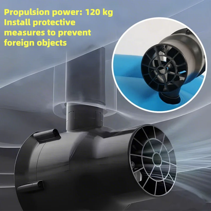 Holiday Gift Rechargeable Electric Inflatable Jet Ski, Kids Motorboat for Summer Water Fun