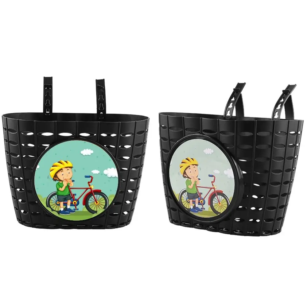 Cycling Front Basket Sticker Bike Front Carrier Scooter Front Basket Children Bicycle Storage Scooter Handlebar Basket New