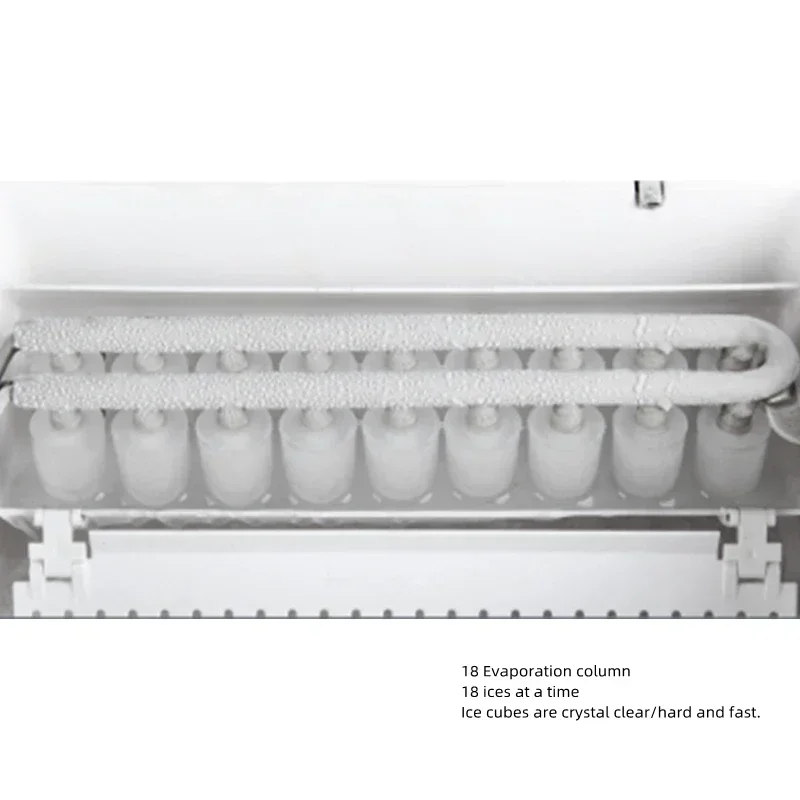 220v Upgrade ZB-20A Ice Machine 35KG/24H Ice Maker Small Round Ice Making