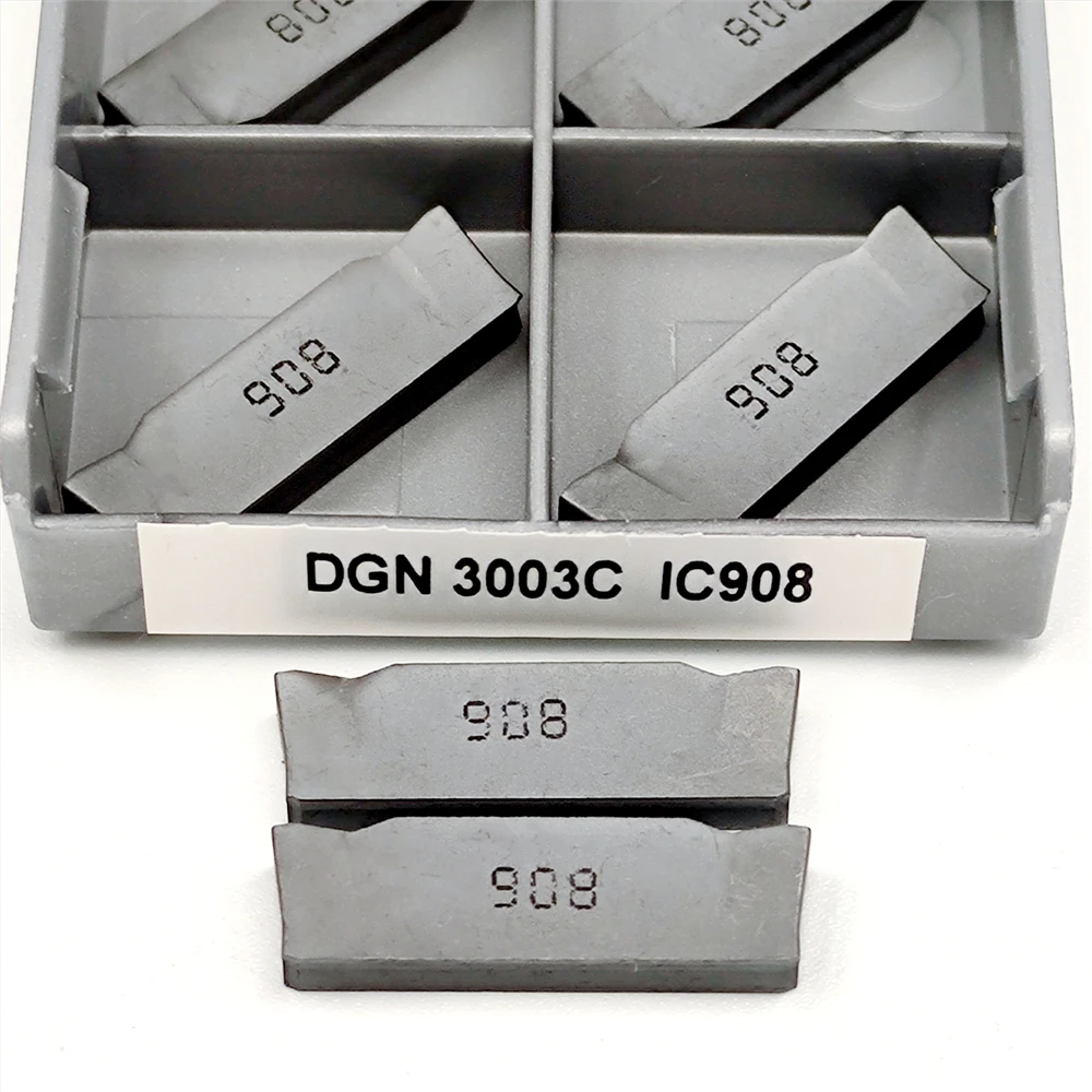 عالية الجودة DGN2002C 2002J DGN3003C 3003J IC908 2 مللي متر 3 مللي متر CNC كربيد إدراج مشقوق DGN 3003C لأداة قطع طحن الحز