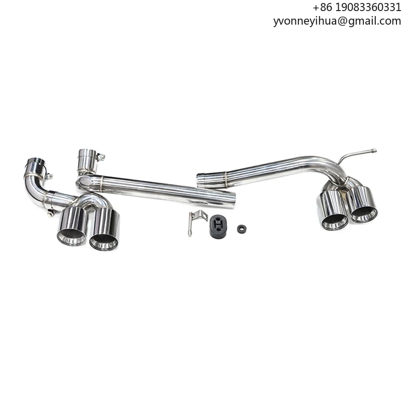 

SYPES Автомобильная выхлопная труба для Bmw, наконечник выхлопной трубы E36 E46 E90 E92 316i 318i 320i 325i 330i, наконечник глушителя из нержавеющей стали M Performance