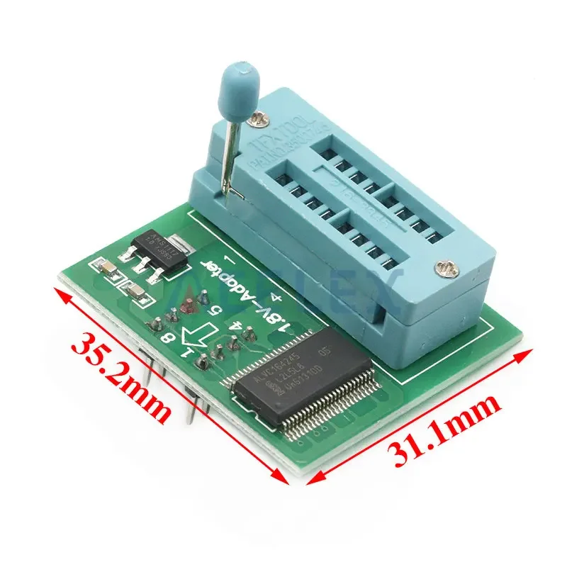 1 قطعة 1.8 فولت محول آيفون أو اللوحة 1.8 فولت SPI Flash SOP8 DIP8 W25 MX25 استخدام على المبرمجين TL866CS TL866A EZP2010