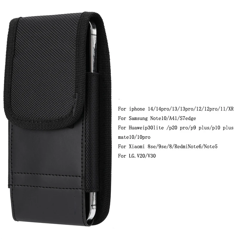 Pouches For Huawei Mate 70 Pro Plus Waist Bag Leather Phone Case For Mate 60 RS 50RS 40 50 Pro Plus 20 30E Pro 5G Belt Flip Case