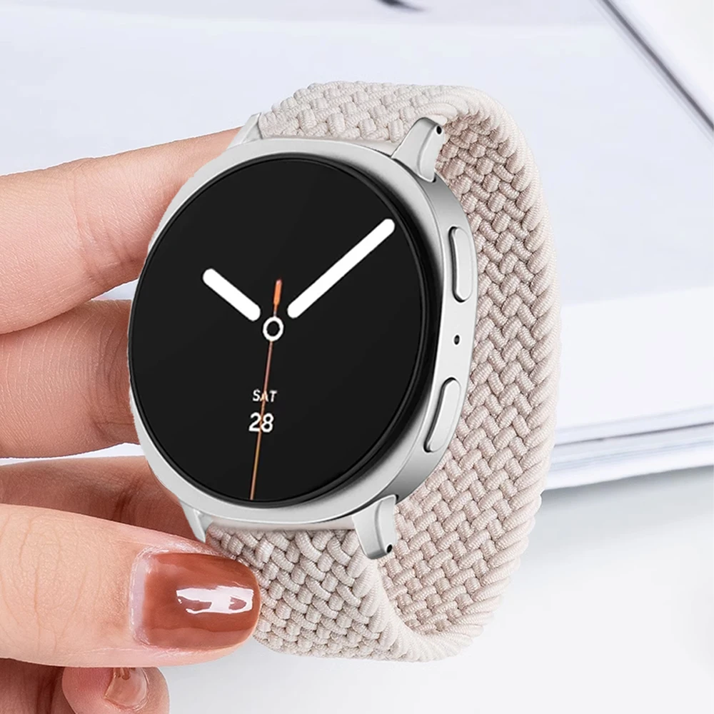 Плетеная петля Solo для Samsung Galaxy watch 8 Ремешок 8 classic 44 мм 40 мм 46 мм Эластичный браслет на запястье correa Galaxy watch 8 Band