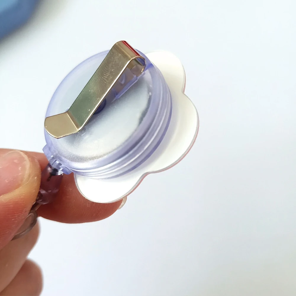 Retractable Badge Holder Name Tag Holder Label Work Accessory  Flowers Badge Clip Employee Id Card Buckles Keychains Lanyard