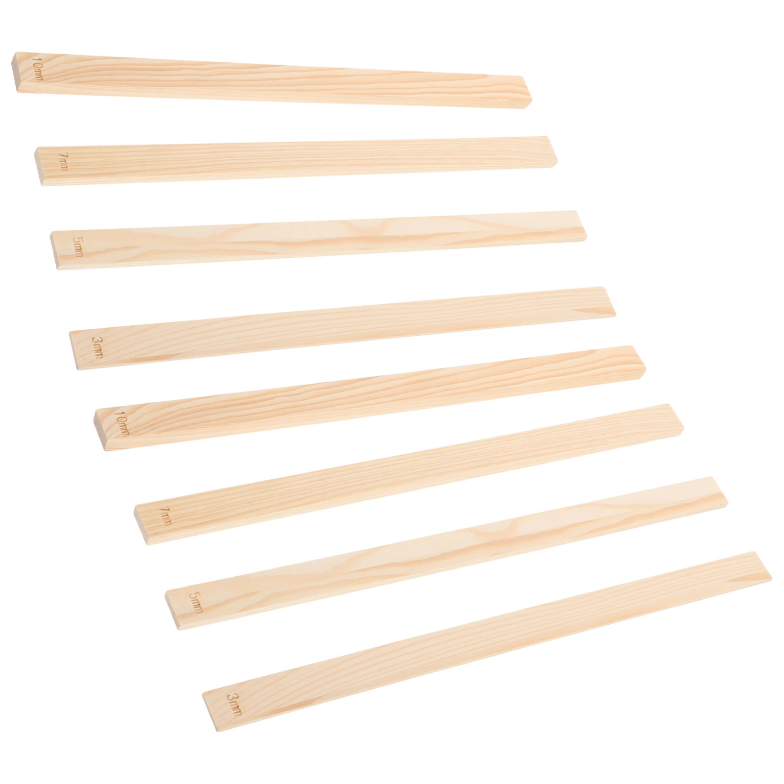

Ceramic Clay Rail Strips Wood Sheets Crafts Unfinished Boards Plank Tools Mudboard Pottery Polymer Sticks Rolling