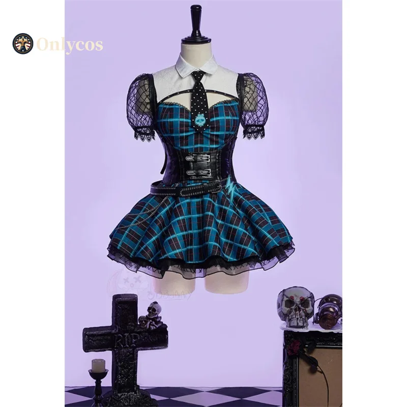 

Frankie Stein Cosplay Monster Cos High Costume Anime Halloween Carnival Party Uniform Hallowen Play Role Clothes Onlycos