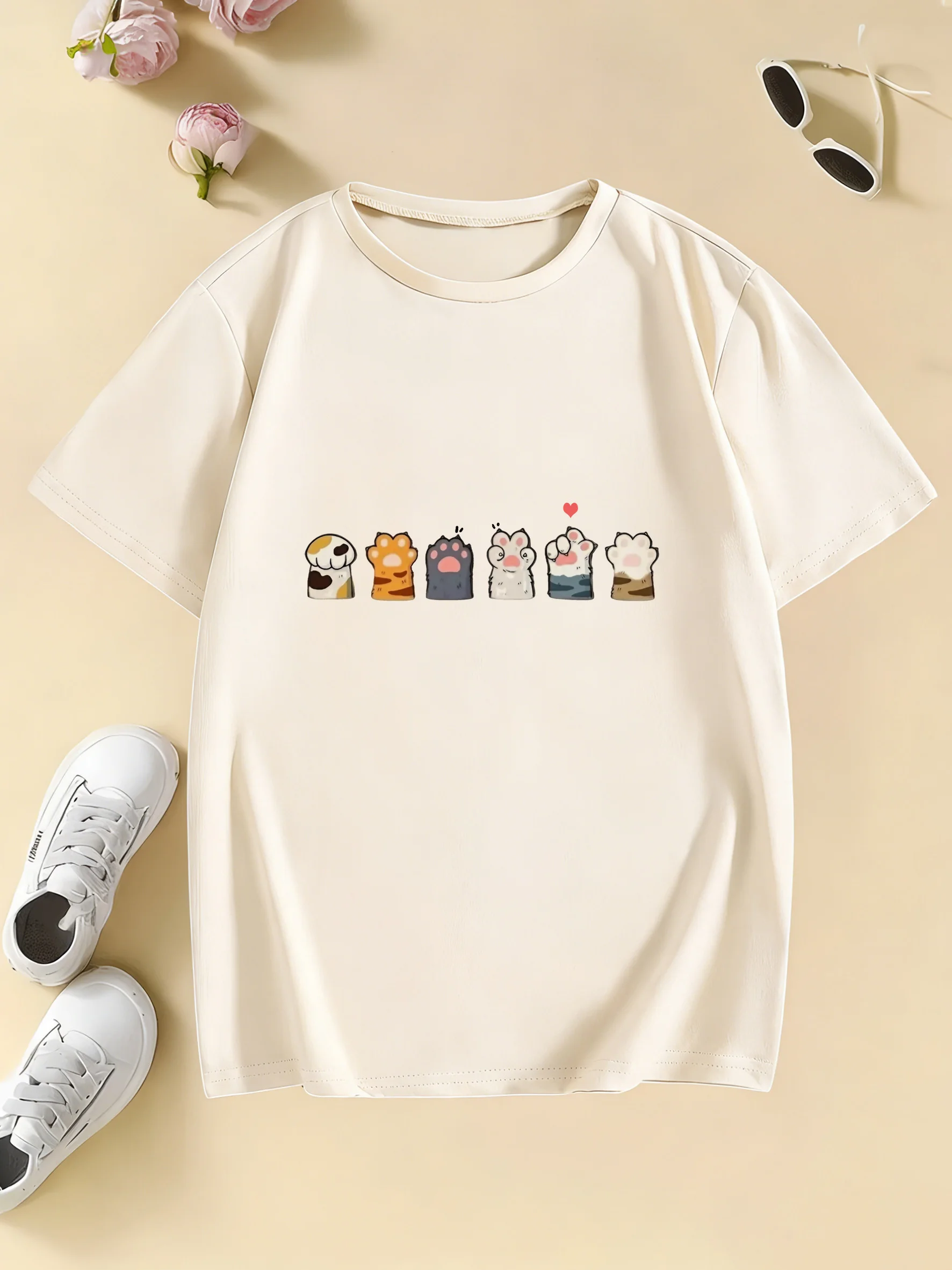 Paw Cat Komik Baskılı T Shirt  - Cat Claw Bark incelemesi ve fiyatı