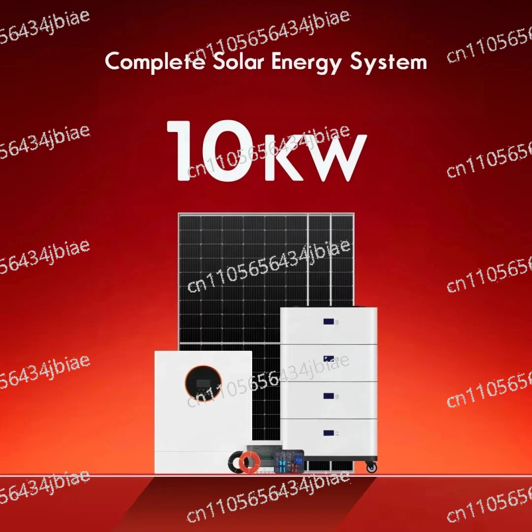 

Гибридная фотоэлектрическая солнечная система 20 кВт 10 кВт, автономная солнечная энергетическая система с литий-ионными аккумуляторами