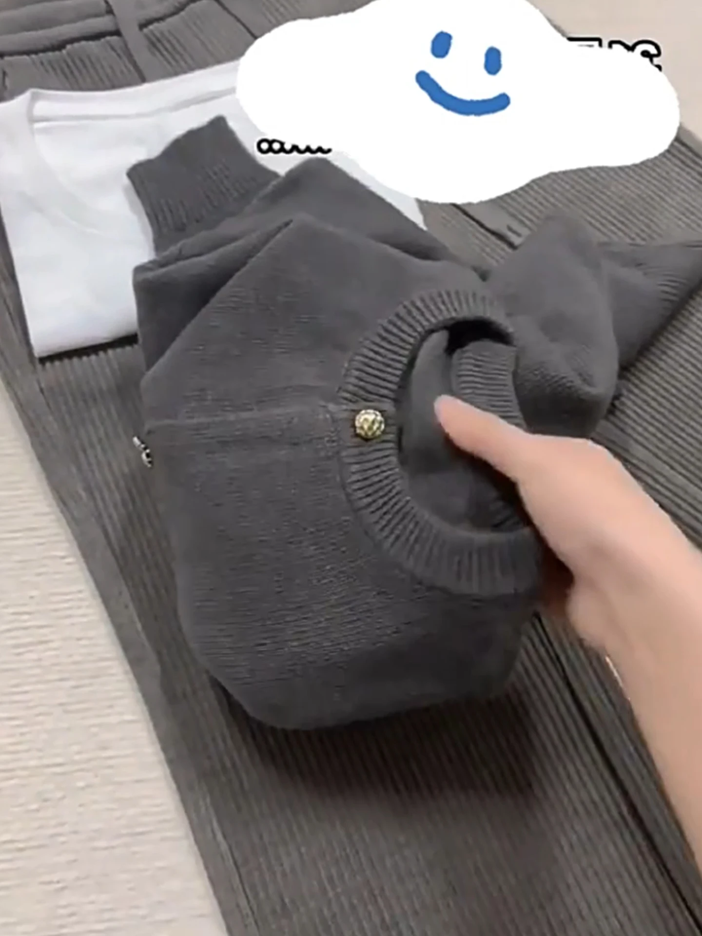 

Thiened round Ne Single Button Sweater Commute Warm Knitted Winter Casual Faionable Top Pure Color Open Cardigan