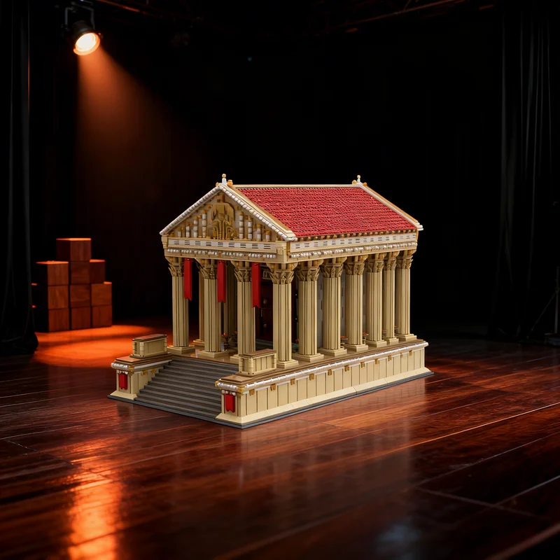 

20329pcs MOC Ancient Roman Temple Architecture Model Building Blocks DIY Gift Creative Collectible Display Decor Premium Adult