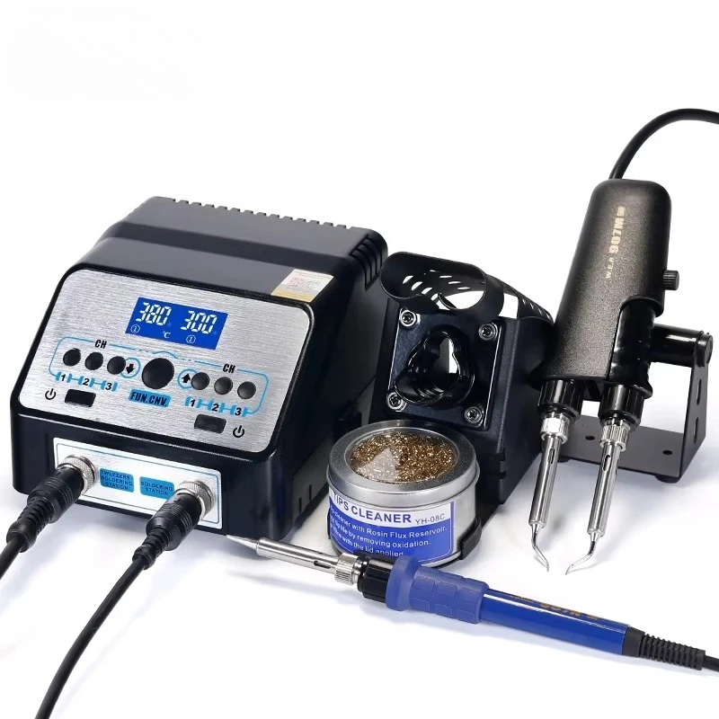 WEP 938BD+ Upgrade Version SMD Hot Tweezers Desoldering Soldering Station