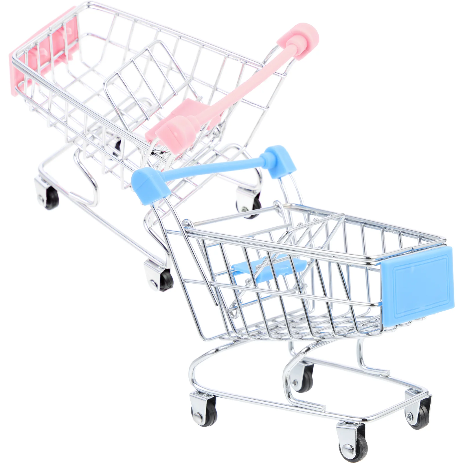 Jouet de chariot de supermarché pour enfants, jouets de shopping pour enfants, petit chariot, mini jeu de simulation, 2 pièces