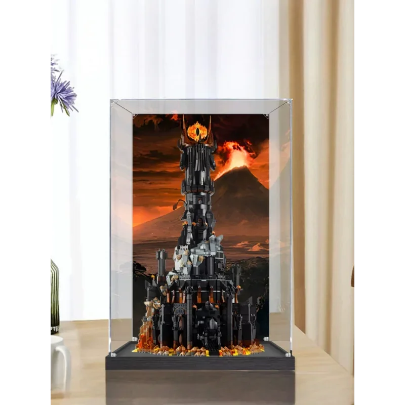Suitable For 10333 The Lord Of The Rings Transparent Acrylic Display Box Building Block Set Not Included
