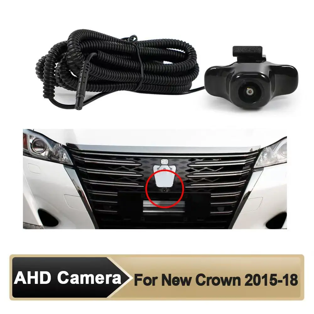 

Clear Night Vision LOGO Parking Front View Camera For Toyota Crown S210 Facelift 2015 2016 2017 2018