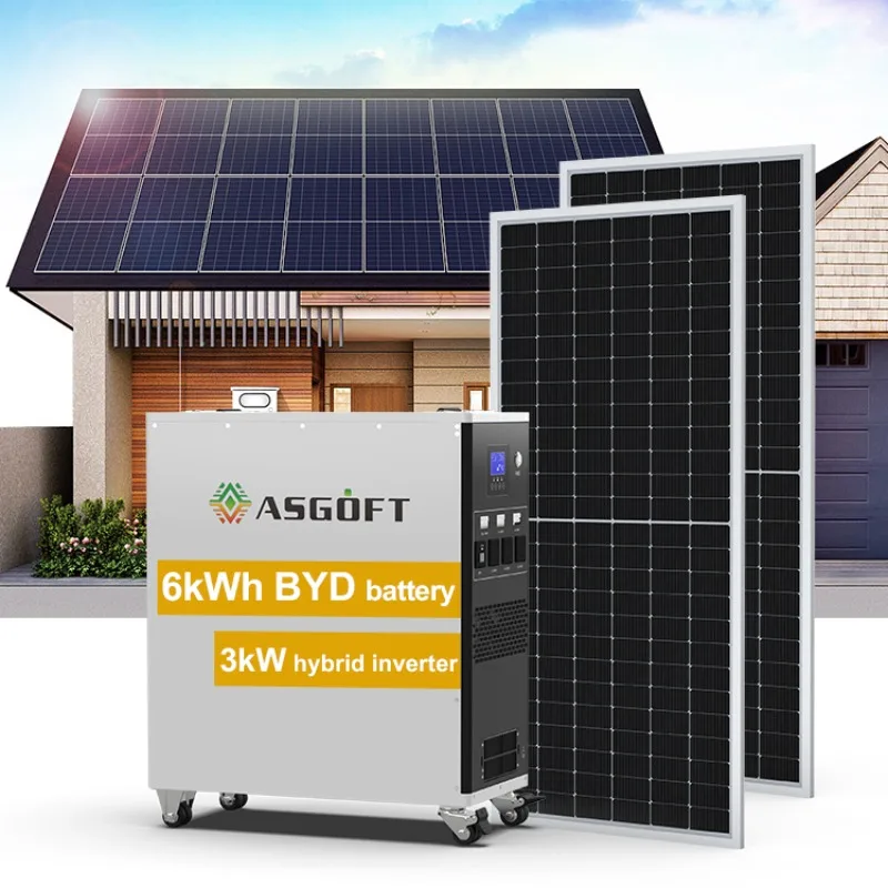 

[Hot Sale] 6kWh Battery Energy System 3000W 6000W Lifepo4 Solar Power Bank Portable Power Station Generator With Solar Pane
