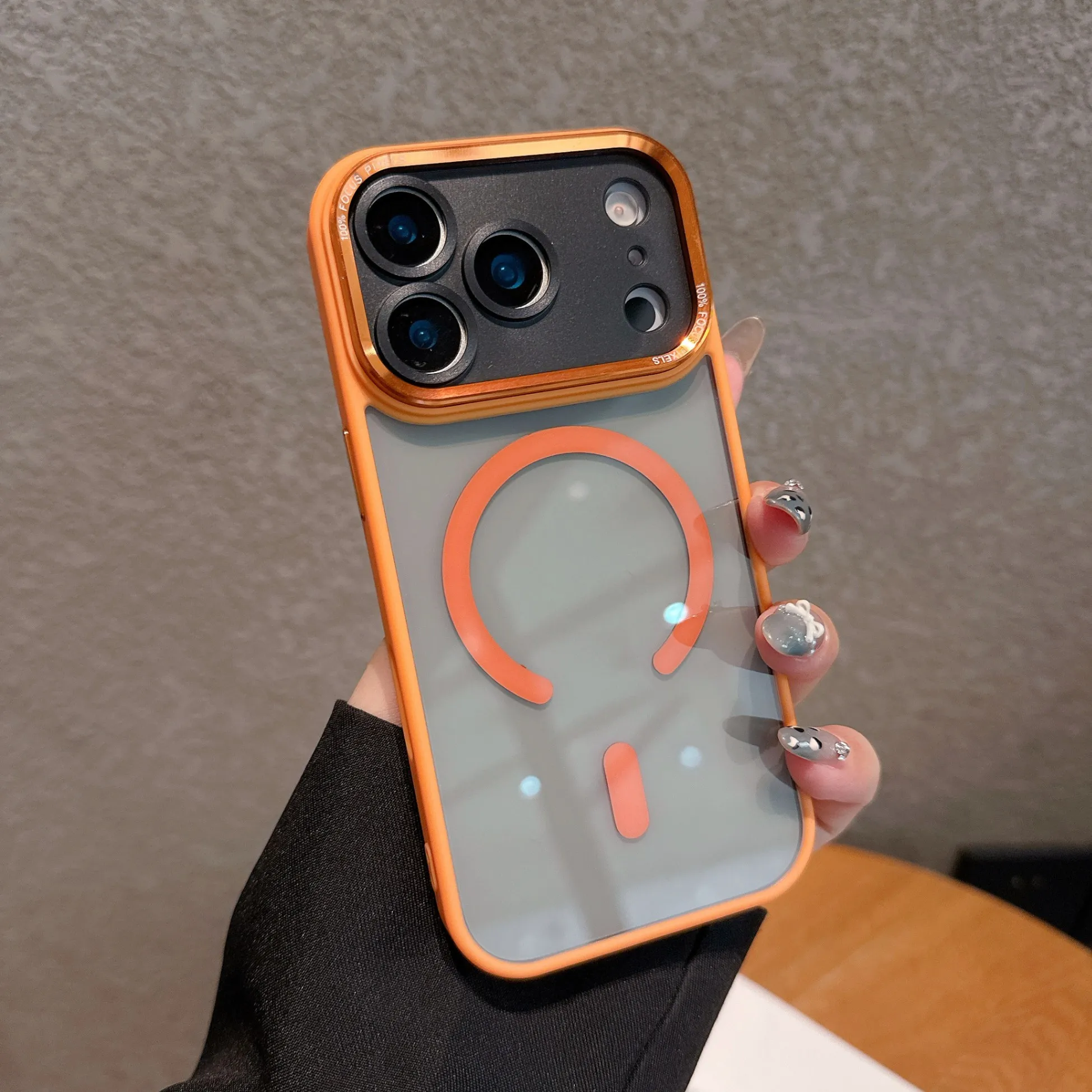

2025 New Acrylic magnetic Magnetic Transparent Case for IPhone 17 Pro Max 16 15 14 Pro Max Wireless Charging for Magsafe Cover