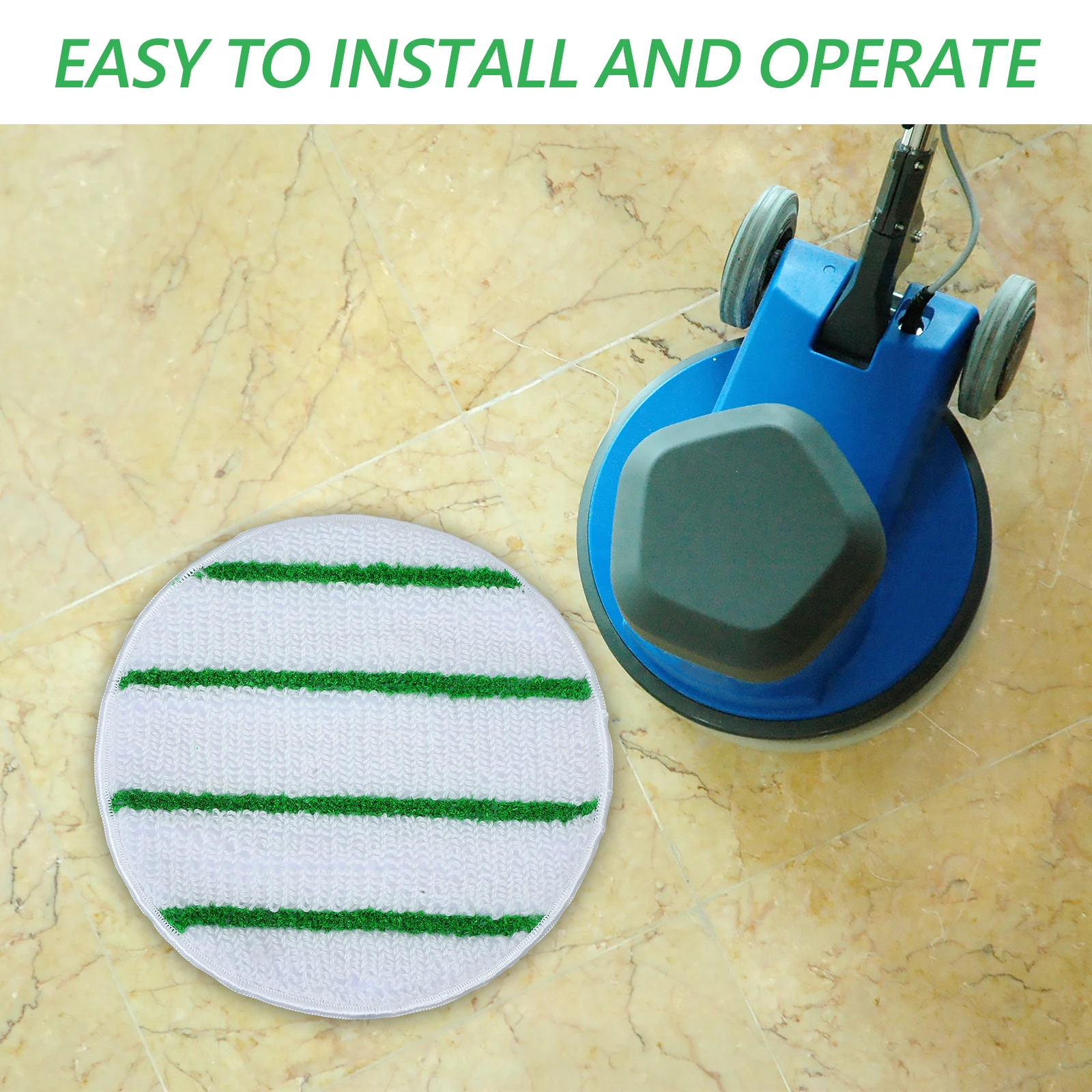 

Cotton Yarn Pad Polishing Pads for Stone Care Granite Marble Tile Hand Sponge Discs Buffing Wheels Dry Wet