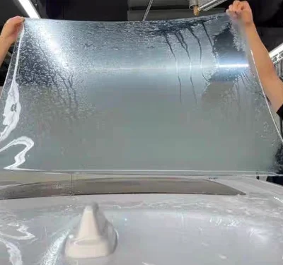 IRR95% Fashion Self Healing TPU Insulation Car Sunroof Ice Armor Anti-UV Light Blue Color Car Roof Window Sunlight Skylight Film