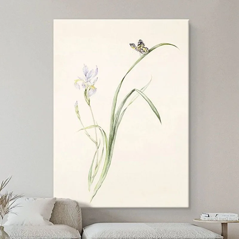 Modern Orchid Flower Abstract Art Hanging Painting For Home Decoration Living Room Bedroom Dining Room Corridor Sofa Background