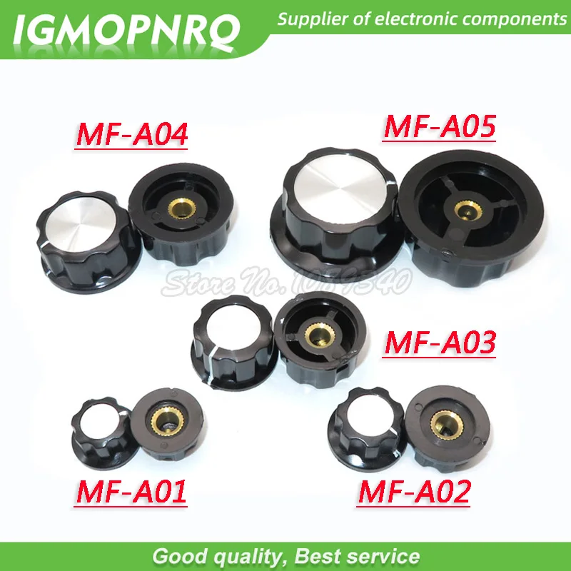 5 sztuk MF-A01 MF-A02 MF-A03 MF-A04 MF-A05 pokrętło potencjometru WH118/WX050 przełącznik obrotowy elektroniczny 6mm IGMOPNRQ