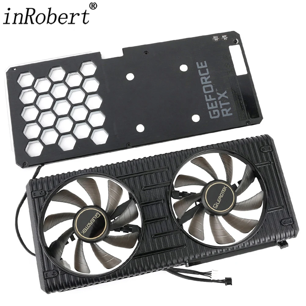 New FD9015U12S RTX3060Ti RTX3060 Fan with Frame Back Plate For Palit/Leadtek RTX 3060 Ti 3060 Dual Graphics Card Cooler Fa