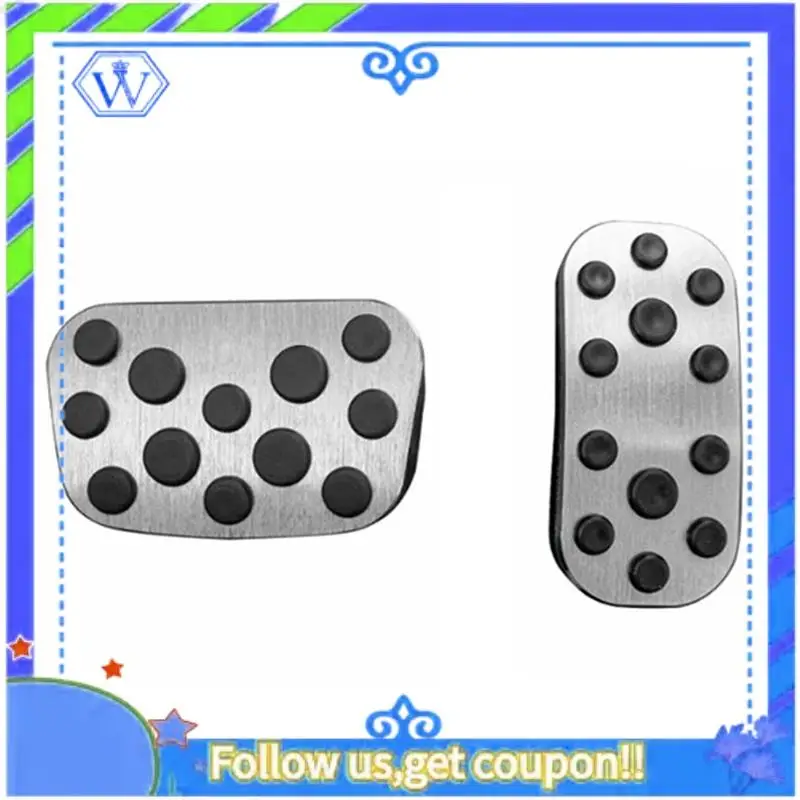 

M46K-алюминиевый сплав, автомобильные педали, накладки на педаль акселератора, газа, тормоза, чехол для Toyota Land Cruiser 250 Prado LC250 2024