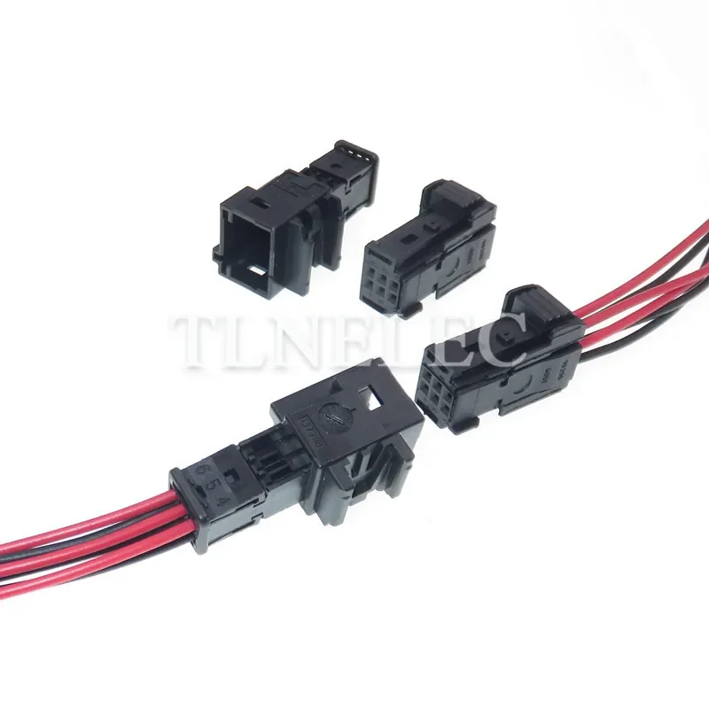 6 Pin Way Automotive With Wires Miniature Car Connector High Quality Auto Unsealed Socket With Terminal 98298-0001 1379118-1