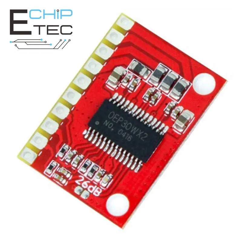 

OEP30W*2 Dual Channel Digital Amplifier Board 30Wx2 D Class Audio Amplifier Module DIY Kit