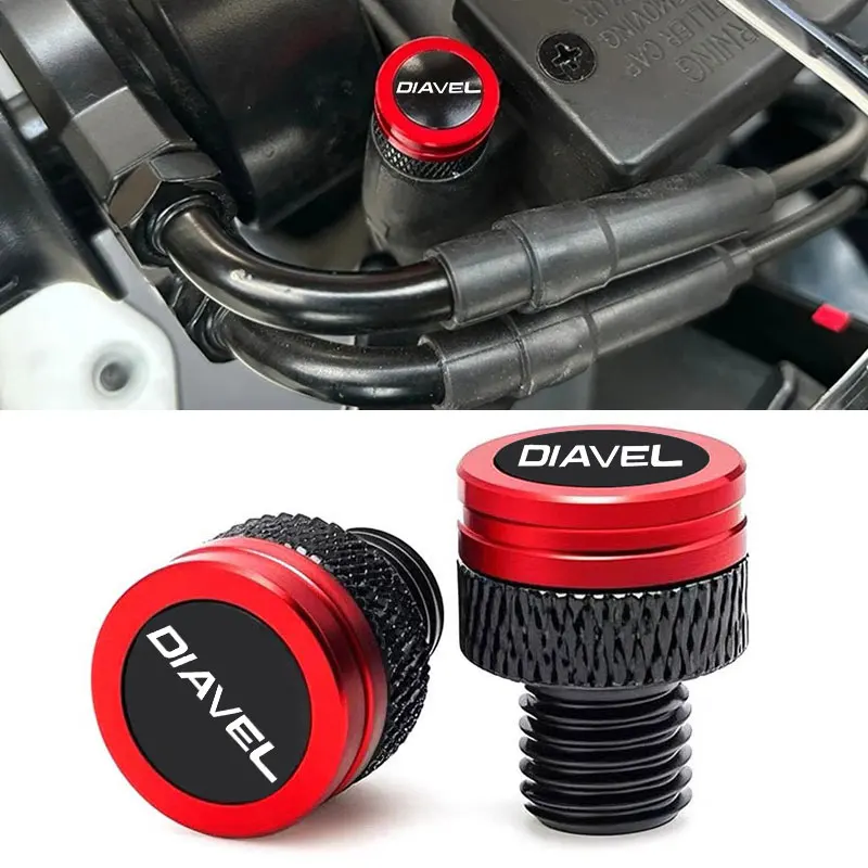 

Мотоциклетное боковое зеркало заднего вида с ЧПУ, заглушка с отверстием, аксессуары для Ducati Diavel AMG Carbon Strada XDIAVEL S